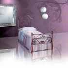 Letto Singolo in Ferro Battuto Zircone Viadurini