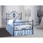 Letto Una Piazza e Mezzo in Ferro Battuto Altea Viadurini