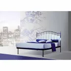Letto Una Piazza e Mezzo in Ferro Battuto Ametista Viadurini
