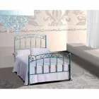 Letto Una Piazza e Mezzo in Ferro Battuto Diamante Viadurini