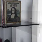 Libreria a muro design moderno in plexiglass fumé Sfera4 Viadurini