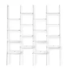 Libreria a Muro in Plexiglass Trasparente Design fino 4 Elementi - Trezza Viadurini