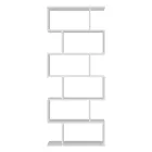 Libreria a Parete Design Verticale Salotto in Legno 3 Finiture - Minetta Viadurini