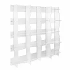 Libreria autoportante/a muro design moderno Pam trasparente  Viadurini