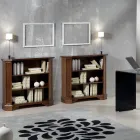 Libreria con 3 Vani a Giorno in Legno Impiallacciato Made in Italy - Epona Viadurini