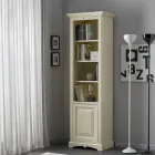 Libreria con 4 Vani e 1 Anta Realizzata in Legno Made in Italy - Lofn Viadurini