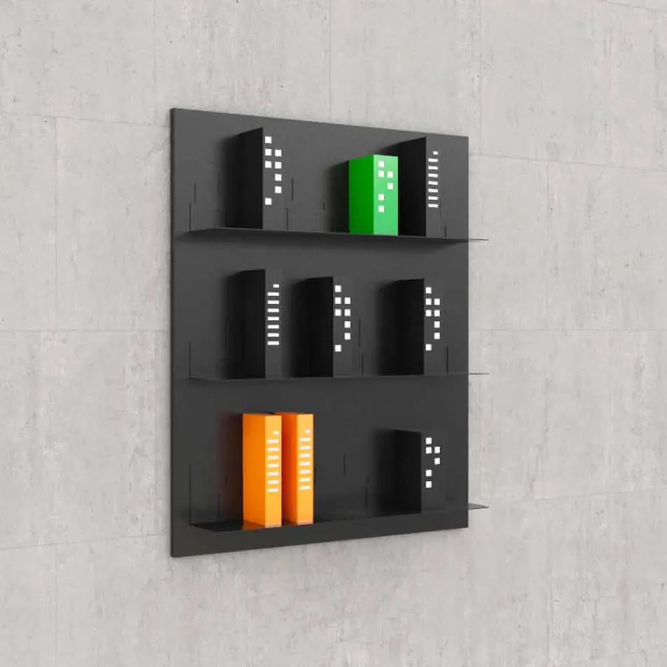 Libreria da Appendere Skyline 90x110 Mabele Viadurini