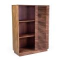 Libreria da Soggiorno Realizzata in Legno di Acacia - Vortice