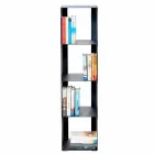 Libreria da Terra Moderna Ferro Nero, Rosso, Bianco o Grigio Made in Italy – Pls Viadurini