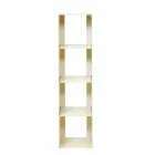 Libreria da Terra Moderna Ferro Nero, Rosso, Bianco o Grigio Made in Italy – Pls Viadurini