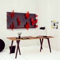 Libreria design Battikuore 186x101 (3 Ripiani) Mabele , prodotto artigianale