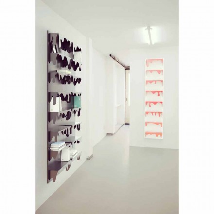 Libreria Design Kolata 50x127 (8 Ripiani) Mabele Viadurini