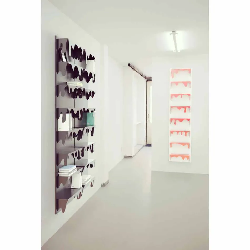 Libreria Design Kolata 50x127 (8 Ripiani) Mabele Viadurini
