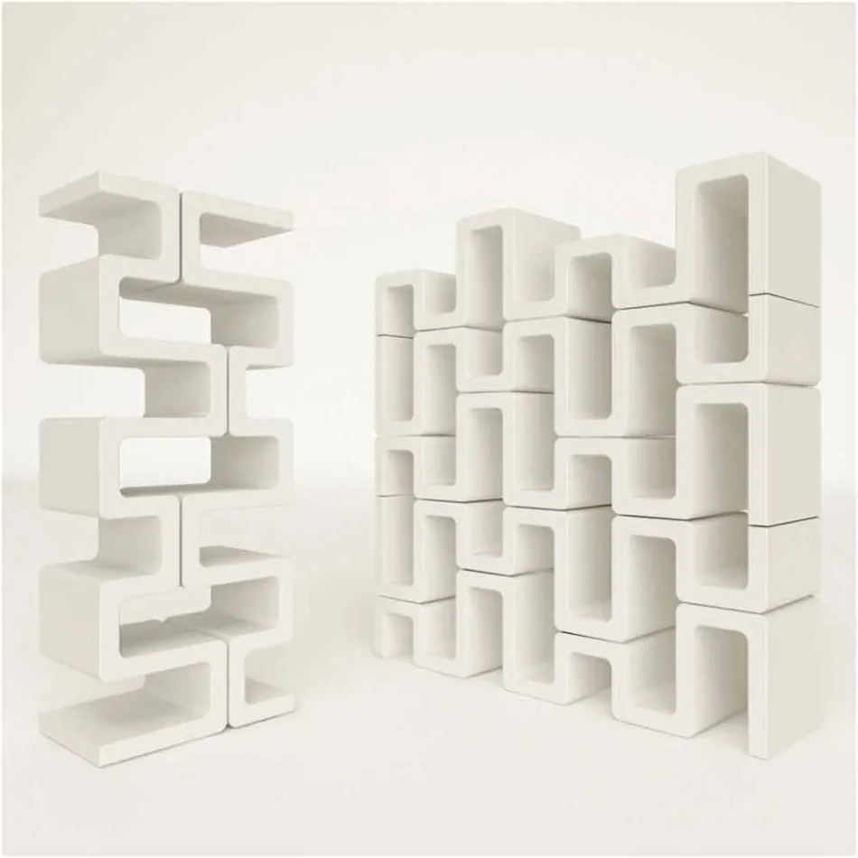 Libreria Design Moderno Sisma Made in Italy Viadurini