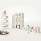 Libreria Design Moderno Sisma Made in Italy Viadurini