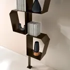Libreria in Metallo Verniciato con Piedino Regolabile Made in Italy - Fernanda Viadurini