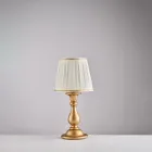 Lume in Legno con Paralume  Made in Italy per Arredare L’interno - Siena Viadurini