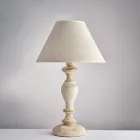 Lume in Legno con Paralume  Made in Italy per Arredare L’interno - Toscana Viadurini