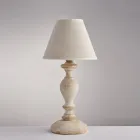 Lume in Legno con Paralume  Made in Italy per Arredare L’interno - Toscana Viadurini