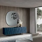 Madia con 4 Ante con Apertura Push Pull in MDF Made in Italy - Fabrizia Viadurini