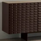 Madia con 4 Ante in MDF Rivestito in PVC Laccato Made in Italy - Dorotea Viadurini