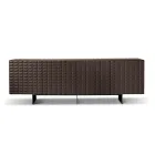 Madia con 4 Ante in MDF Rivestito in PVC Laccato Made in Italy - Dorotea Viadurini
