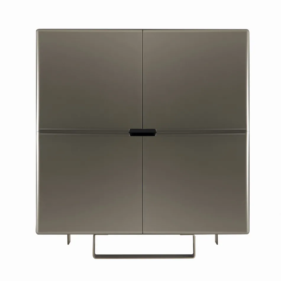 Madia con Struttura in Mdf e Basamento con Piede Centrale Made in Italy Viadurini