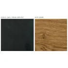 Madia da Salotto con 3 Ante in Finitura Rovere Nodato Country Made in Italy - Arne Viadurini