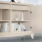 Madia da Soggiorno con 2 Ante e 3 Cassetti Made in Italy - Talinea Viadurini