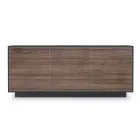 Madia da Soggiorno in Legno Opaco e Laminato HPL Made in Italy - Fiorenza Viadurini