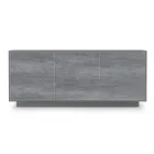 Madia in Legno Laccato con 2 o 3 Ante in Ceramica Made in Italy - Fiorenza Viadurini