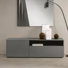 Madia in Nobilitato da Terra dal Design Lineare Made in Italy - Miral Viadurini
