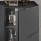 Madia in Nobilitato e Mdf con Inserti in Laminato Made in Italy - Gordita Viadurini