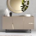 Madia in Nobilitato e Mdf con Inserti in Laminato Made in Italy - Gordita
