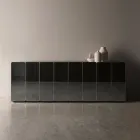 Madia Moderna a Specchio in Legno dal Design Elegante Made in Italy - Ester Viadurini