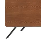 Madia Salotto Struttura Mdf e Legno Massello 4 Ante Made in Italy - Rosalba Viadurini