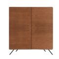 Madia Salotto Struttura Mdf e Legno Massello 4 Ante Made in Italy - Rosalba