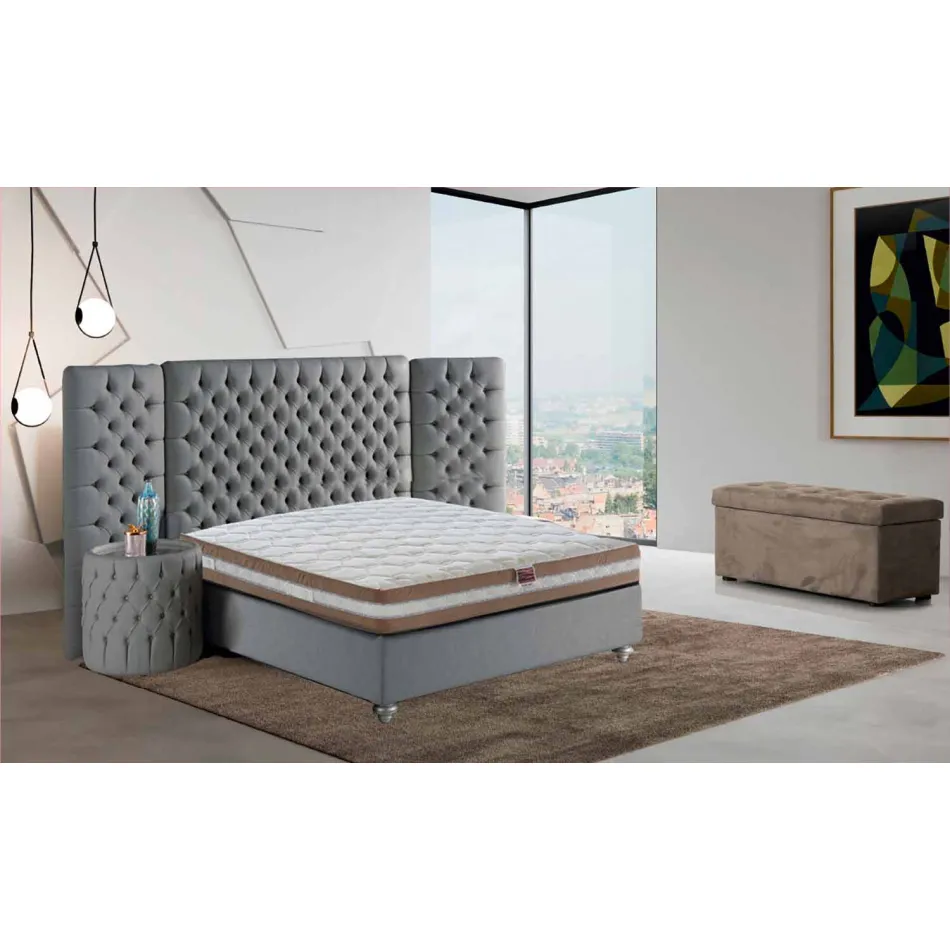 Materasso Una Piazza e Mezza in Memory Xform Alto 25 cm Made in Italy – Carbone Viadurini