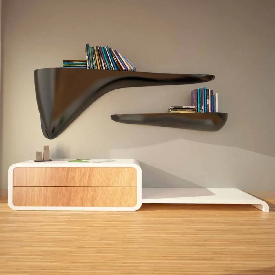 Mensola di design moderno prodotta in Italia, Sizzano Viadurini