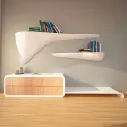 Mensola di design moderno prodotta in Italia, Sizzano Viadurini