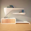 Mensola di design moderno prodotta in Italia, Sizzano