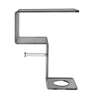Mensola per il Bagno con Porta Rotolo e Porta Scopino Made in Italy - Paperone Viadurini