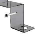 Mensola per il Bagno con Porta Rotolo e Porta Scopino Made in Italy - Paperone Viadurini