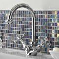 Miscelatore 1 Foro Lavabo a Bocca Alta in Ottone Vintage Made in Italy – Elisea