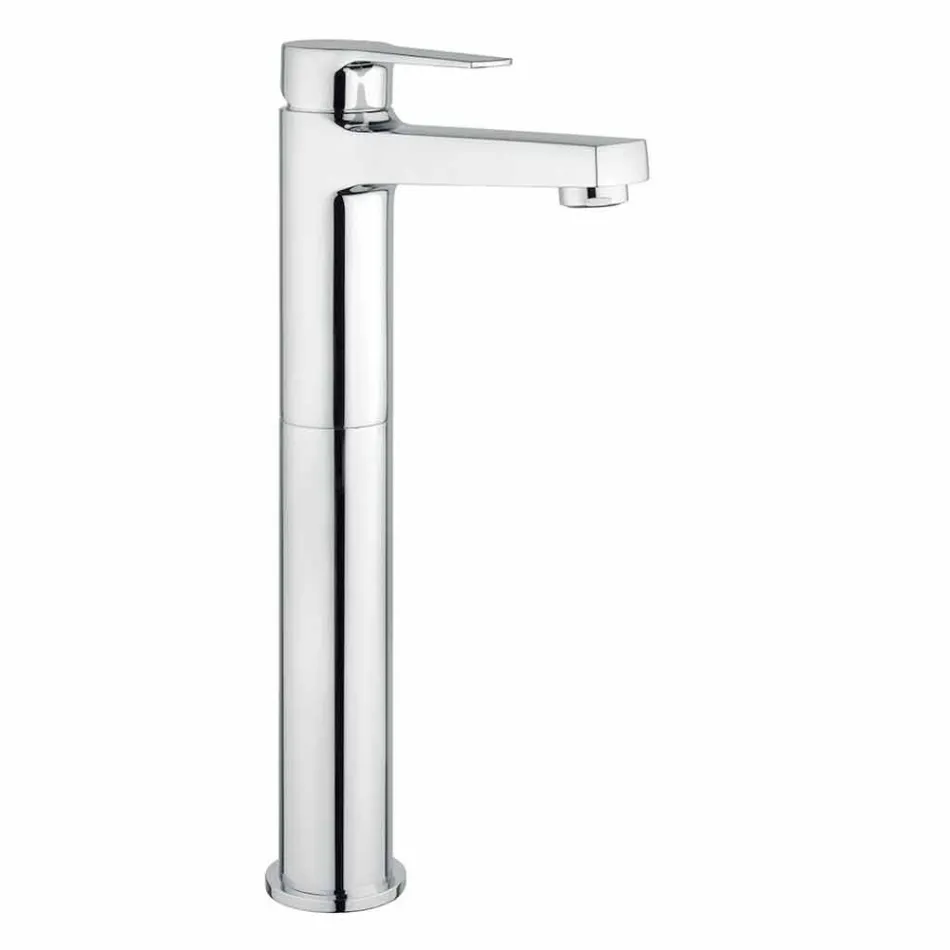 Miscelatore Alto per Lavabo Bagno in Ottone Senza Scarico Made in Italy - Sindra Viadurini