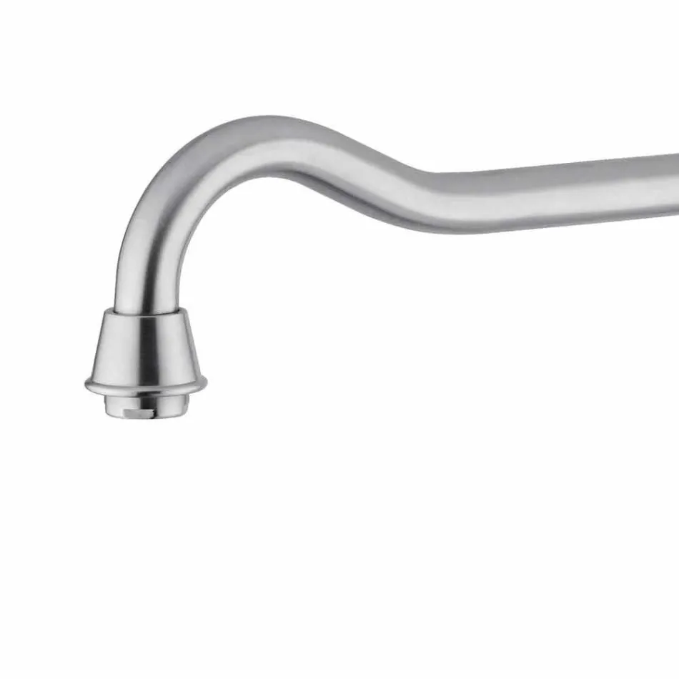 Miscelatore Classico per Lavabo da Cucina in Acciaio Inox Made in Italy - Dono Viadurini