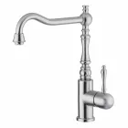Miscelatore Classico per Lavabo da Cucina in Acciaio Inox Made in Italy - Dono Viadurini