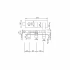 Miscelatore Doccia a Incasso Design Moderno in Ottone Made in Italy - Sika Viadurini