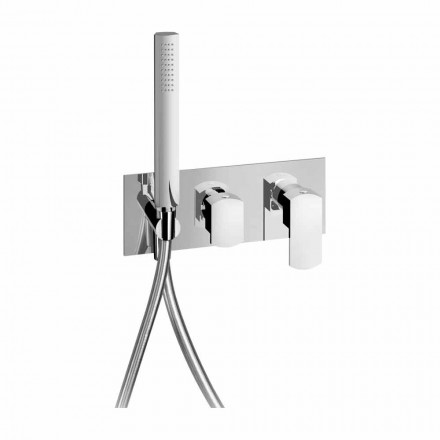 Miscelatore Doccia a Incasso Design Moderno in Ottone Made in Italy - Sika Viadurini