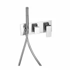 Miscelatore Doccia Incasso con Deviatore in Ottone Made in Italy - Panela Viadurini